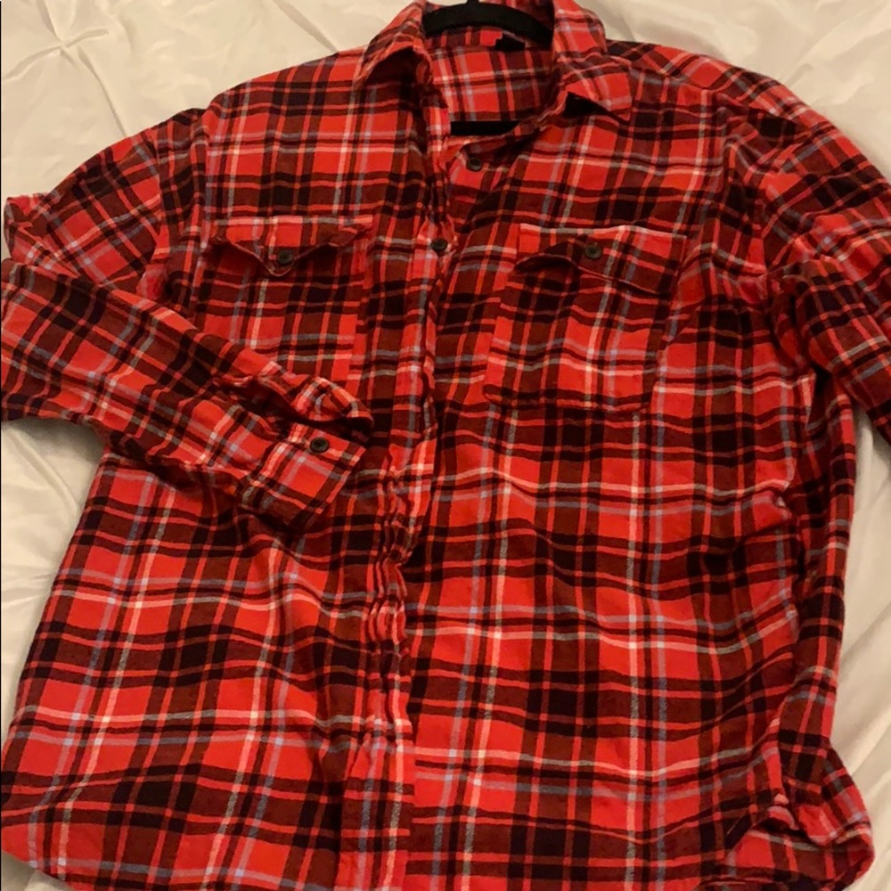 Red flannel shirt